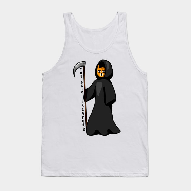 The Grim Reapurr Tank Top by thecurlyredhead